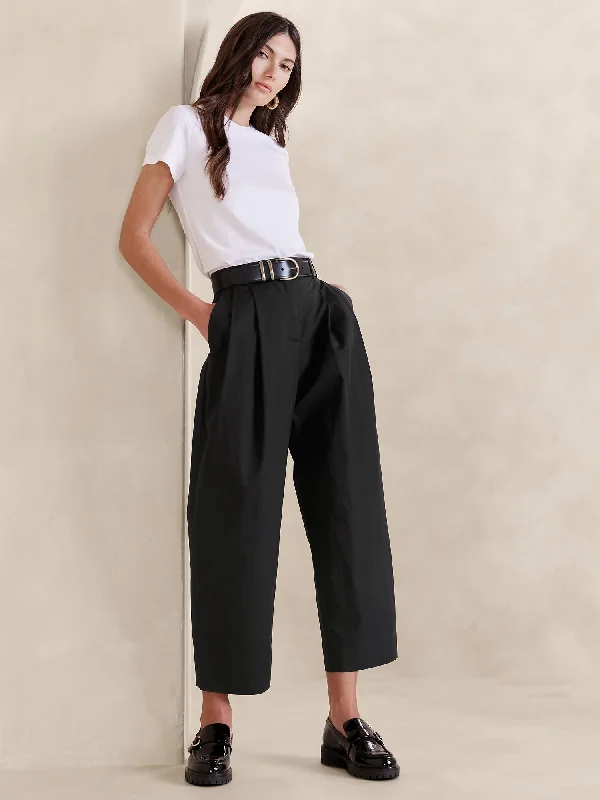 Avila Barrel-Leg Pant Fashionable Tapered Leg Pants