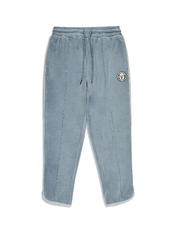 Veneto 3/4 Velour Track Pant- Celestial Blue Casual Track Pants