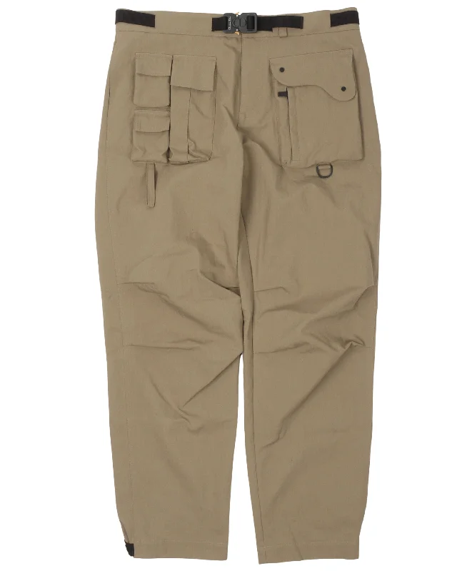 Belted Cargo Pants Chic Checkered Pants