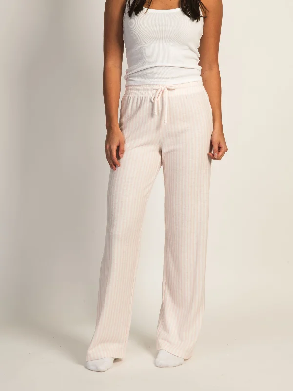 HARLOW HOLIDAY PRINT PANT - BABY PINK Modern Skinny Pants