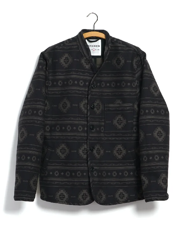 ERLING | Refined Work Jacket | Inca Black Fleece Jacket Down Jacket Parka