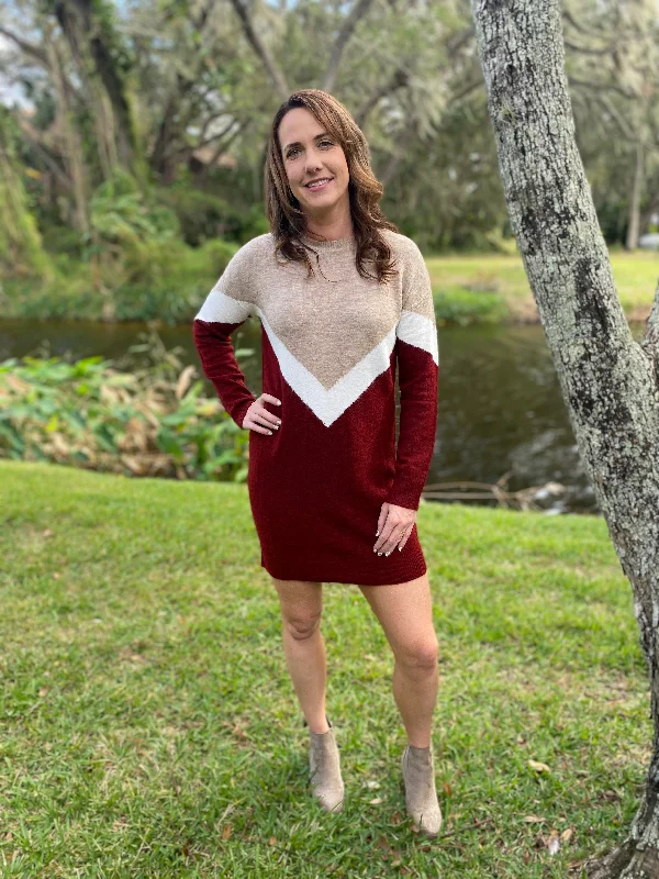 Tally Girl Sweater Dress Fleece Sweater Nylon Polyester
