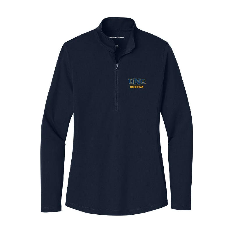 UNCO - NCAA Women's Cross Country : Ania Magdesian - Women's Lightweight Quarter Zip Jacket Zippered Jacket Buttoned Jacket Snapped Jacket