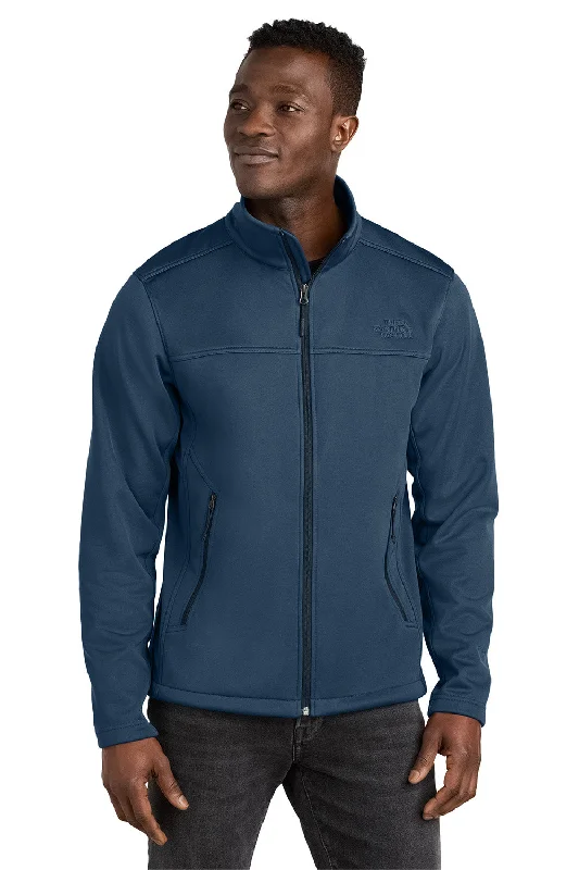 The North Face Mens Ridgewall Wind & Water Resistant Soft Shell Full Zip Jacket - Shady Blue Lace Jacket Ribbed Jacket Sequined Jacket The North Face Mens Ridgewall Wind & Water Resistant Soft Shell Full Zip Jacket - Shady Blue Lace Jacket Ribbed Jacket Sequined Jacket