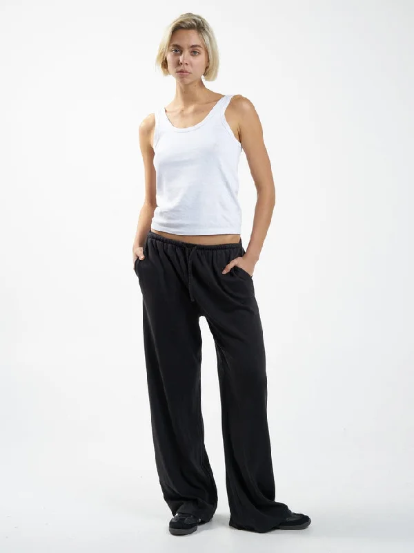 Thrills Hemp Relax Pant - Black Classic Chino Pants