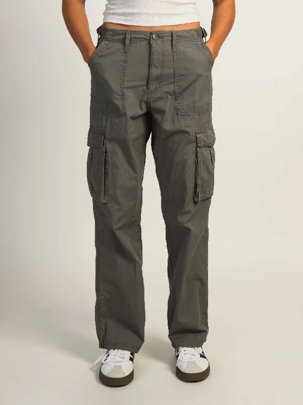 HARLOW PAIGE CARGO PANT - CHARCOAL Formal Slim Pants
