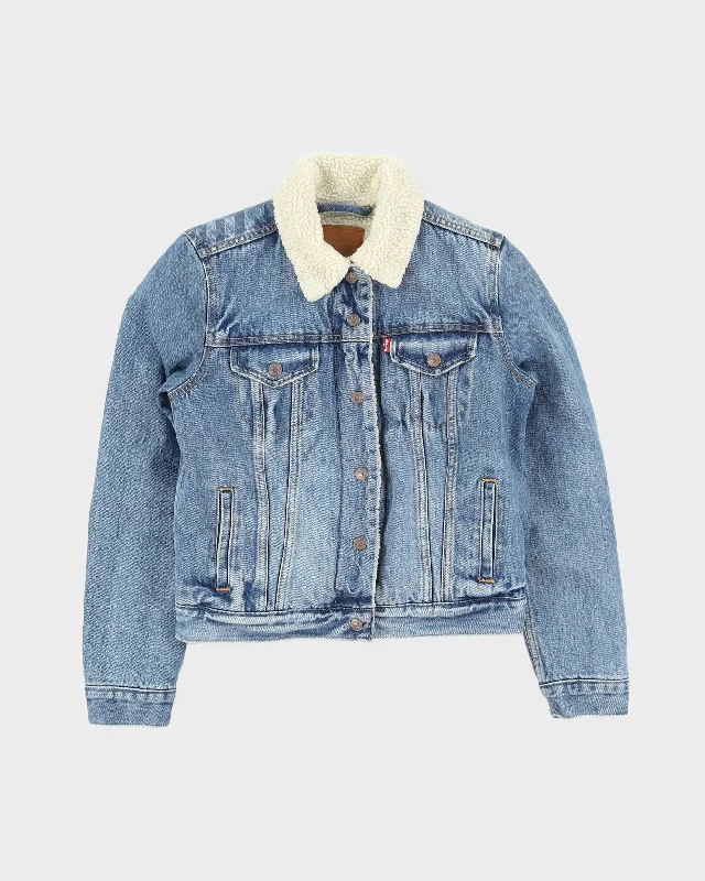 Levi's Big E Repro Fleece Lined Denim Jacket  - S Corduroy Jacket Velvet Jacket Brocade Jacket