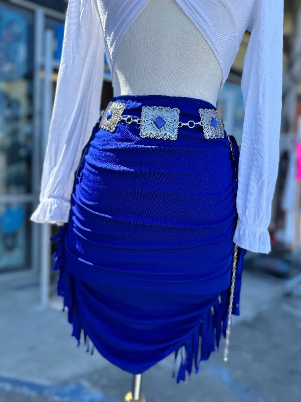 High waist fringe Bodycon skirt mini skirt trendy
