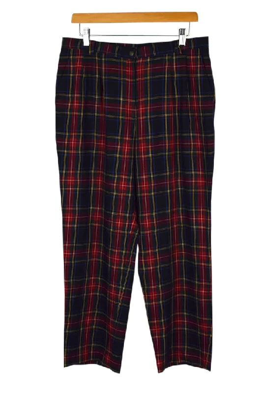 Reworked Checkered Pants Cozy Lounge Pants