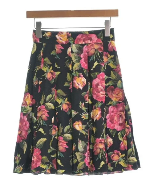 DOLCE&GABBANA Knee length skirts high waist skirt