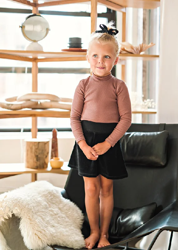 Ribbed Skirt- RSKl denim skirt fashionable