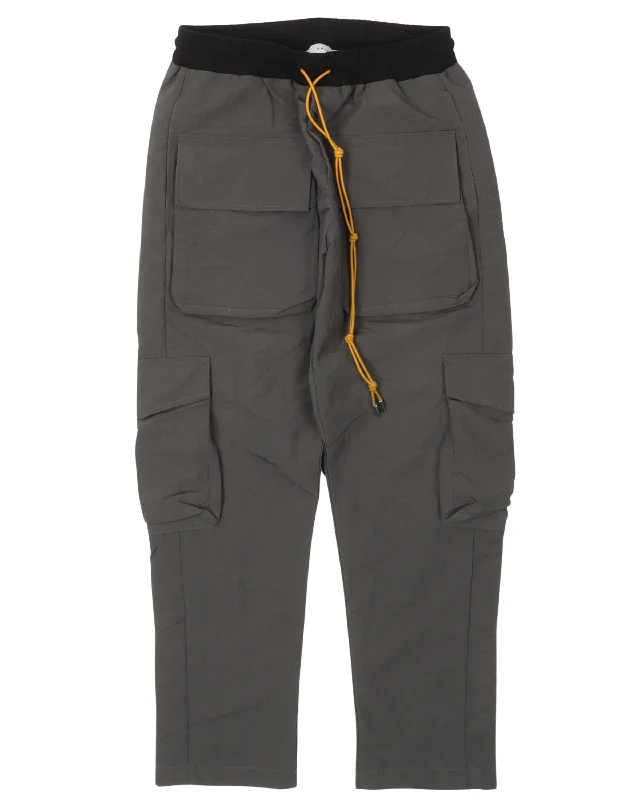 Nylon Rifle Cargo Pants Cozy Jogger Leggings