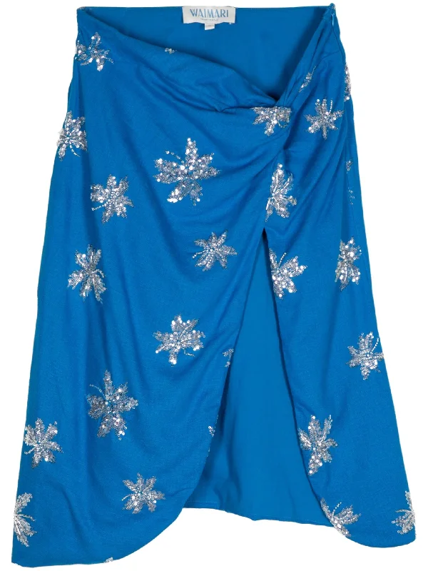 ARI LINEN MIDI SKIRT lace skirt feminine