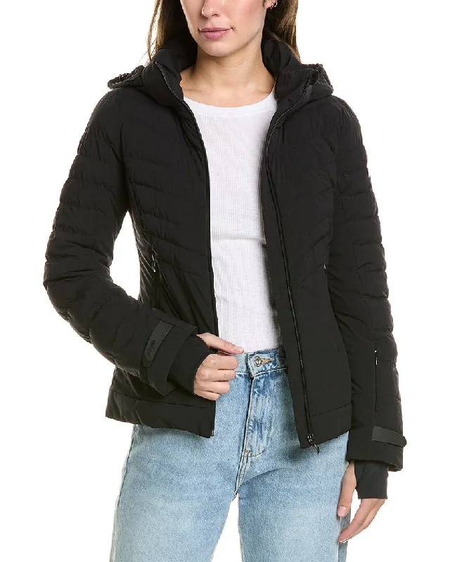 Post Card Zermatt Down Jacket Wool Fabric Cashmere Fabric Tweed Fabric