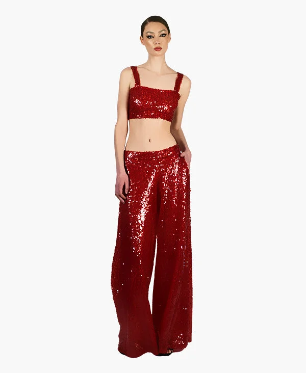 Fire Wide Leg Pants Cozy Fitted Pants