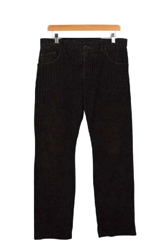 Brown Corduroy Pants Soft Sweatpants Style