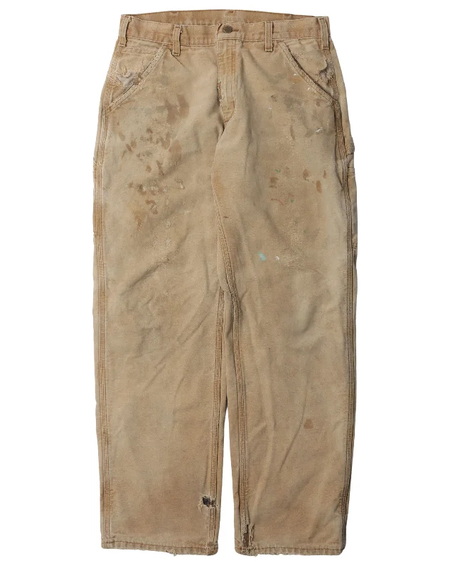 Carhartt Blanket Lined Carpenter Pants Trendy Velvet Pants