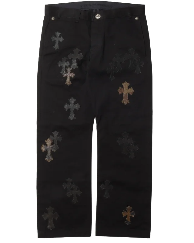 Camo Cross Patch Pants Comfortable Cargo Pants