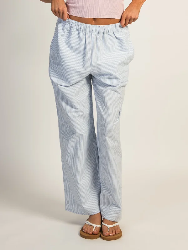 HARLOW TAYLOR PANT - PINSTRIPE Trendy Work Pants