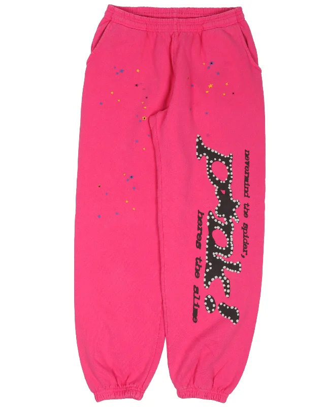 P*nk Sweat Pants Trendy Palazzo Pants