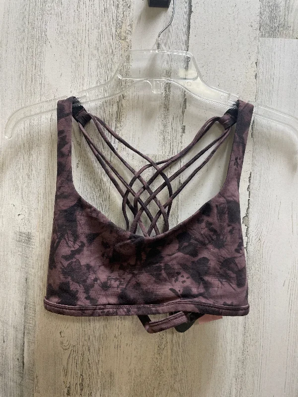 Athletic Bra By Lululemon In Purple, Size: 10