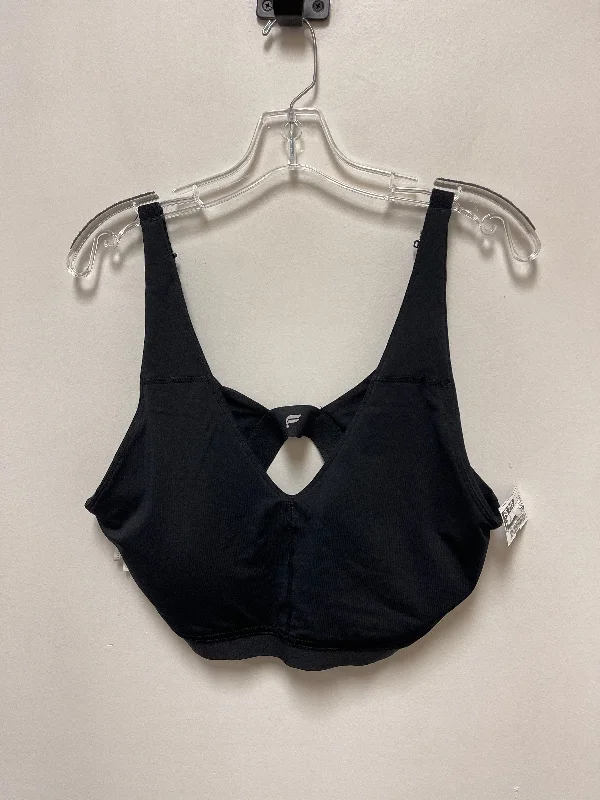 Black Athletic Bra Fabletics, Size Xl