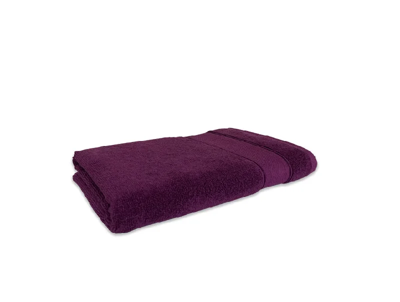 Purple - Violet 2 Piece 100% Cotton Hand Towel Set - Econova By Spaces