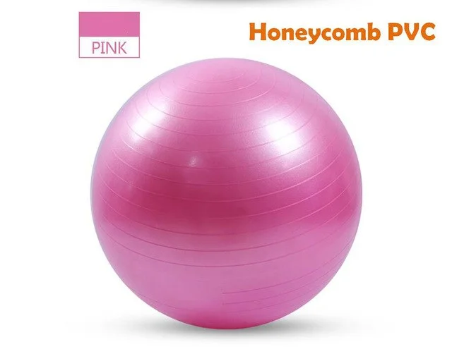 Hiah Quality Explosion-proof 65cm Yoga Balls Bola Pilates Massage Fitness Gym Balance Fitball Exercise Pilates Workout with Pump