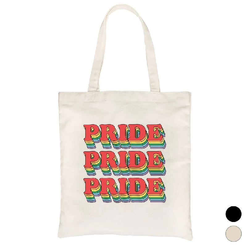 LGBT Pride X3 Rainbow Canvas Bag