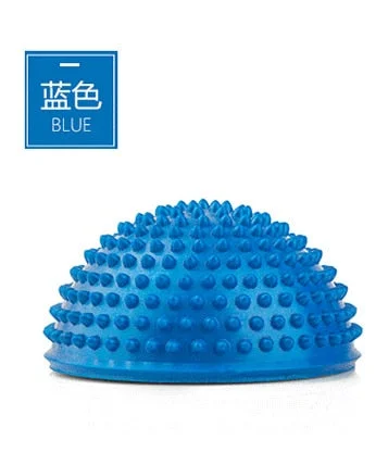 PVC Inflatable Yoga Balls Massage Point Half Fitball Exercises Trainer Stabilizer GYM Pilates Fitness Balancing Ball