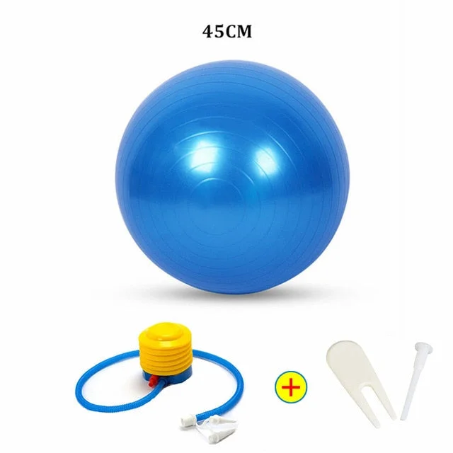 Sports Yoga Balls Bola Pilates Fitness Ball Gym Balance Fitball Exercise Pilates Workout Massage Ball with Pump 55cm 65cm 75cm