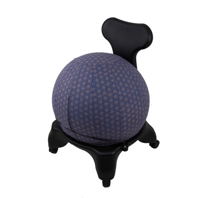 Yoga Ball Cover Size 65cm Design Colbalt Geometric - Global Groove (Y)