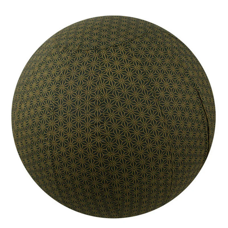 Yoga Ball Cover Size 65cm Design Olive Geometric - Global Groove (Y)