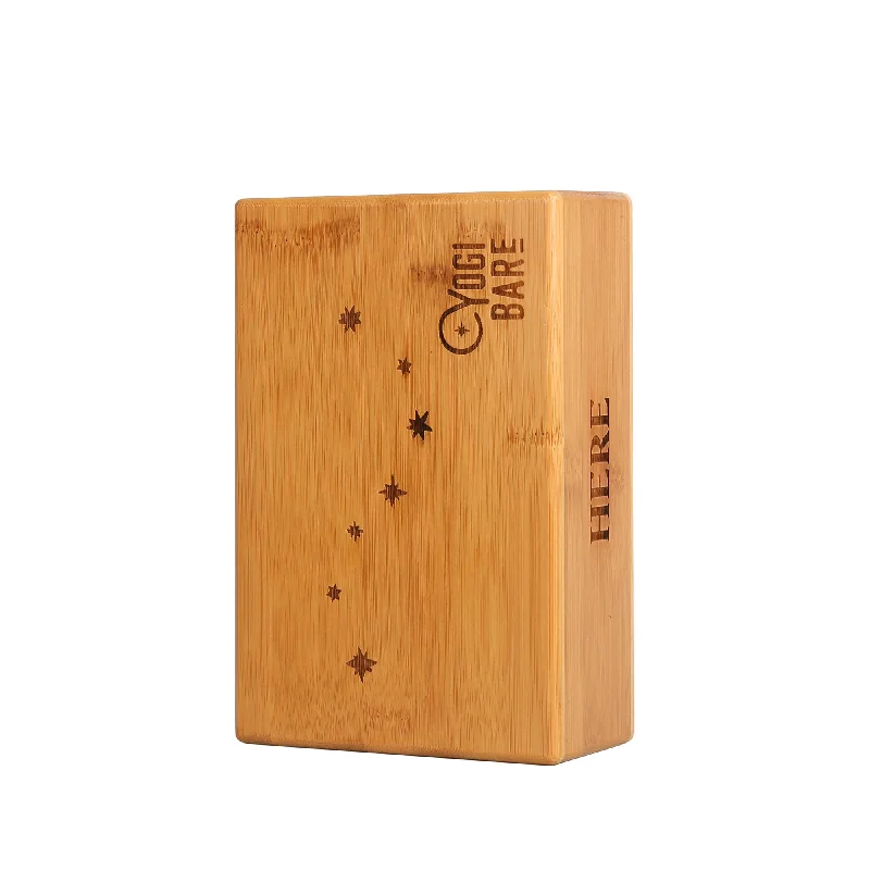 Yoga block bamboo - Bamboo support block